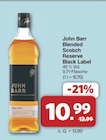 Blended Scotch Reserve Black Label Angebote von John Barr bei famila Nordwest Oldenburg für 10,99 €
