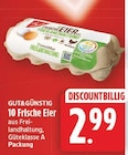 Eier von GUT&GÜNSTIG für 2,99 € bei E center im Angebot Eier von GUT&GÜNSTIG im aktuellen E center Prospekt