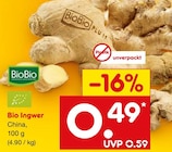 Bio Ingwer von BioBio im aktuellen Netto Marken-Discount Prospekt für 0,49 €