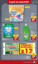 Prix et réduction Eponge Grattante dans le prospectus Aldi en cours Offre Eponge Grattante dans le catalogue Aldi du moment à la page 27