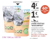 Promo Litière végétale "végécompost" à 1,92 € dans le catalogue E.Leclerc à Romilly-sur-Seine