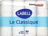 Papier toilette classique 2 épaisseurs blanc - LABELL - Intermarché Hyper Papier toilette classique 2 épaisseurs blanc - LABELL à 1,99 € dans le catalogue Intermarché Hyper