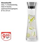 Wasserkaraffe im Angebot bei GLOBUS in Hof Wasserkaraffe Angebote bei GLOBUS Hof für 9,99 €