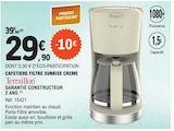 Cafetière filtre Sunrise crème - Terraillon en promo chez E.Leclerc Le Havre à 29,90 €