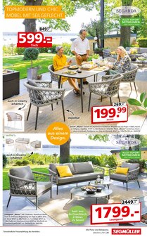 Fernsehsessel im Segmüller Prospekt "Gartenmöbel" mit 24 Seiten (Darmstadt)