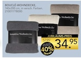 BOUCLÉ-WOHNDECKE im Angebot bei BRAUN Möbel-Center in St. Ingbert BOUCLÉ-WOHNDECKE Angebote bei BRAUN Möbel-Center St. Ingbert für 34,95 €
