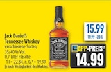 Tennessee Whiskey im Angebot bei diska in Gera Tennessee Whiskey Angebote von Jack Daniel's bei diska Gera für 14,99 €