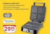 Waffeleisen ASW1600S im Angebot bei GLOBUS in Salzgitter Waffeleisen ASW1600S Angebote von Bestron bei GLOBUS Salzgitter für 29,99 €