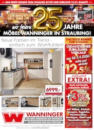 Möbel Wanninger Prospekt für Plattling: "WIR FEIERN 25 JAHRE MÖBEL WANNINGER IN STRAUBING!", 16 Seiten, 27.12.2025 - 05.01.2026