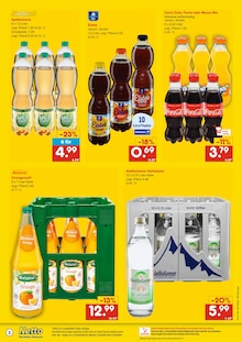 Coca Cola im Netto Marken-Discount Prospekt "DER ORT, AN DEM DU IMMER AUSGEZEICHNETE PREISE FINDEST." mit 6 Seiten (Schweinfurt)