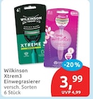Xtrem3 Einwegrasierer von Wilkinson im aktuellen budni Prospekt