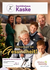 Aktueller Sanitätshaus Kaske Sanitätshäuser Prospekt in Oelde und Umgebung, "Schenken Sie Gesundheit!" mit 6 Seiten, 12.11.2025 - 31.01.2026