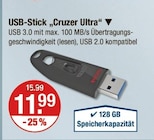 Aktuelles USB-Stick "Cruzer Ultra" Angebot bei V-Markt in Augsburg ab 11,99 €