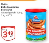 Dicke Sauerländer Bockwurst bei GLOBUS im Lahnstein Prospekt für 3,49 €