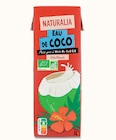 Eau de coco - NATURALIA en promo chez Naturalia Eau de coco - NATURALIA dans le catalogue Naturalia