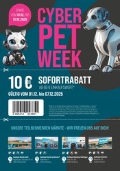 ZooRoyal Zoohandlung Prospekt der aktuellen Woche mit 1 Seite, gültig von 01.12.2025 bis 07.12.2025, in Rellingen und Umgebung Aktueller ZooRoyal Zoohandlung Prospekt in Rellingen und Umgebung, "CYBER PET WEEK" mit 1 Seite, 01.12.2025 - 07.12.2025