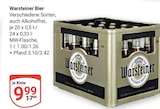 Aktuelle Warsteiner Angebote bei GLOBUS in Wolfenbüttel Aktuelles bier Angebot bei GLOBUS in Wolfenbüttel ab 9,99 €