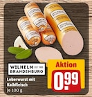 Leberwurst mit Kalbfleisch von Wilhelm Brandenburg für 0,99 € bei REWE im Angebot Leberwurst mit Kalbfleisch von Wilhelm Brandenburg im aktuellen REWE Prospekt