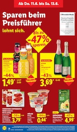 Lidl Sekt im Prospekt 