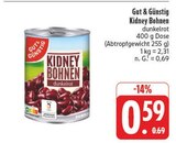 Aktuelle Bohnen Angebote bei E center in Nürnberg Aktuelles Kidney Bohnen Angebot bei E center in Nürnberg ab 0,59 €
