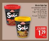 Nissin Soba Cup im Angebot bei Marktkauf in Altenburg Nissin Soba Cup Angebote von Cup Noodles bei Marktkauf Altenburg für 1,29 €