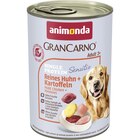 Animonda GranCarno Adult Sensitive Huhn + Kartoffeln 400 g Angebote von Animonda bei Zookauf Menden für 1,59 €