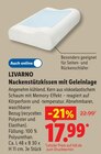 Aktuelles Nackenstützkissen mit Geleinlage Angebot bei Lidl in Duisburg ab 17,99 €