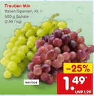 Aktuelle Weintrauben Angebote bei Netto Marken-Discount in Nürnberg Aktuelles Trauben Mix Angebot bei Netto Marken-Discount in Nürnberg ab 1,49 €