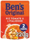 Riz tomate à l'italienne - BEN'S ORIGINAL en promo chez Intermarché Maubeuge à 0,91 €