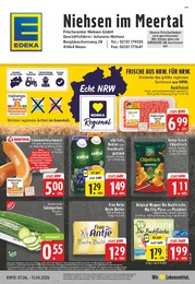 EDEKA Prospekt für Neuss mit 24 Seiten EDEKA Prospekt "Aktuelle Angebote" für Neuss, 24 Seiten, 07.04.2026 - 11.04.2026