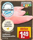 Hähnchenbrustfilet im Angebot bei REWE in Hof Hähnchenbrustfilet Angebote von Landbauern bei REWE Hof für 1,49 €