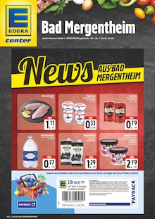 Aktueller E center Prospekt "Wir lieben Lebensmittel!" für Bad Mergentheim Aktueller E center Prospekt für Bad Mergentheim mit Seiten