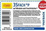 Netto Marken-Discount Raschau - 35FACH°P auf Windeln und Feuchttücher Angebot im Prospekt 35FACH°P auf Windeln und Feuchttücher bei Netto Marken-Discount im Raschau Prospekt für
