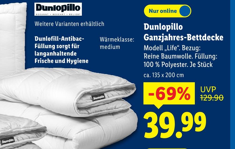 Ganzjahres-Bettdecke