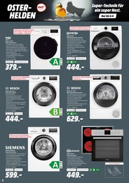 Waschmaschine Angebot im aktuellen MediaMarkt Saturn Prospekt auf Seite 8
