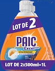 Liquide vaisselle Excel 24h ultra dégraissant parfum mandarine - PAIC en promo chez Intermarché Super Haguenau à 3,39 €