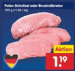 Puten-Schnitzel bei Netto Marken-Discount im Vacha Prospekt für 1,19 €