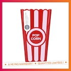Seau a popcorn 11x8x30cm dans le catalogue B&M