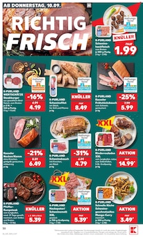 Rinderrouladen im Kaufland Prospekt "Hier bin ich richtig" mit 66 Seiten (Dresden)