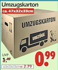 Umzugskarton im Angebot bei Wreesmann in Aurich Umzugskarton Angebote bei Wreesmann Aurich für 0,99 €