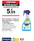 Nettoyant vitres et miroirs anti-traces starwax + 20 % gratuit - STARWAX dans le catalogue LEROY MERLIN