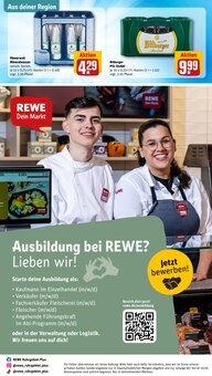 Mineralwasser im REWE Prospekt "Dein Markt" mit 33 Seiten (Duisburg)