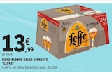 Bière Blonde Belge d'Abbaye - LEFFE en promo chez E.Leclerc Strasbourg à 13,99 €