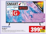 4K-UHD-TV im Angebot bei Marktkauf in Heilbronn 4K-UHD-TV Angebote von Samsung bei Marktkauf Heilbronn für 399,99 €