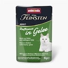 animonda Vom Feinsten Raffinesse in Gelee Adult reich an Huhn mit Wild 85 g im Angebot bei Zookauf in Neuss animonda Vom Feinsten Raffinesse in Gelee Adult reich an Huhn mit Wild 85 g Angebote von Vom Feinsten bei Zookauf Neuss für 0,49 €