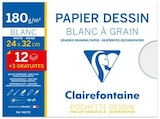 Pochette 15 feuilles de papier dessin Clairefontaine Blanc à grain - Clairefontaine - Fnac Pochette 15 feuilles de papier dessin Clairefontaine Blanc à grain - Clairefontaine à 1,69 € dans le catalogue Fnac