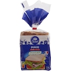Pain de mie maxi sans sucres ajoutés - CARREFOUR CLASSIC' en promo chez Carrefour Market Pain de mie maxi sans sucres ajoutés - CARREFOUR CLASSIC' dans le catalogue Carrefour Market