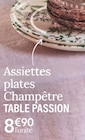 Promo Assiettes plates Champêtre à 8,90 € dans le catalogue Ambiance & Styles à Perpignan