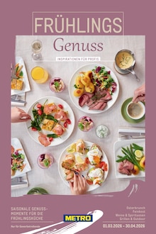 Aktueller METRO Prospekt (Goldbeck, 60 Seiten zum blättern METRO Prospekt Saisonkatalog Frühling mit 60 Seiten