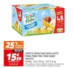 Compotes gourdes sans sucres ajoutés pomme, pomme-poire, pomme-banane - Materne en promo chez Netto Compotes gourdes sans sucres ajoutés pomme, pomme-poire, pomme-banane - Materne dans le catalogue Netto